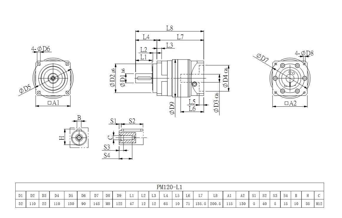 PVF120_L1系列图纸 PVF120_L1系列图纸